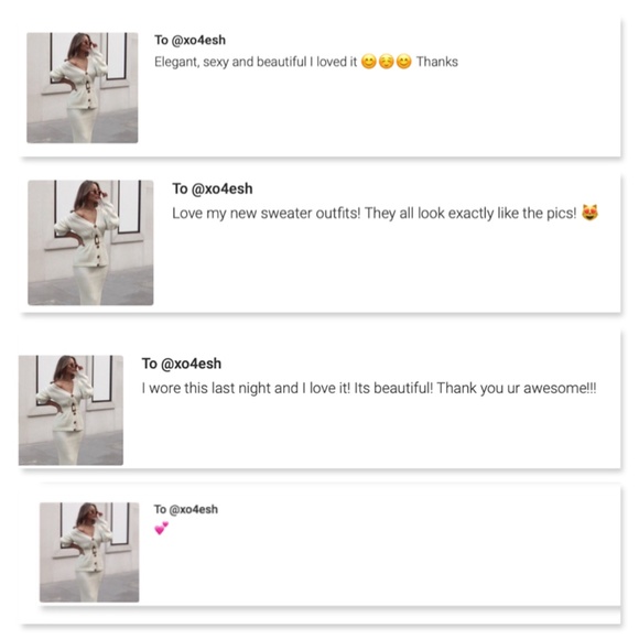 2 Piece Rib Knit Suit Belted Top and Pencil Skirt - Picture 8 of 10